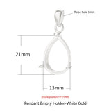 925 Sterling Silver Pendant Silver Ring Holder – Jewelry Gift Ideas — 12