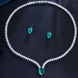 Ear Stud Clavicle Chain Shows Thin Zircon – Birthday Gifts — 4