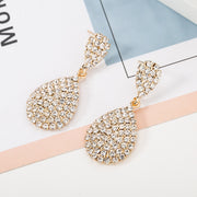 Rhinestone Claw Chain Drop Stud Earrings – Birthday Gifts — 2