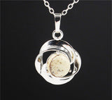 Natural Crystal Small Flower Pendant Necklace – Jewelry Gift Ideas — 14