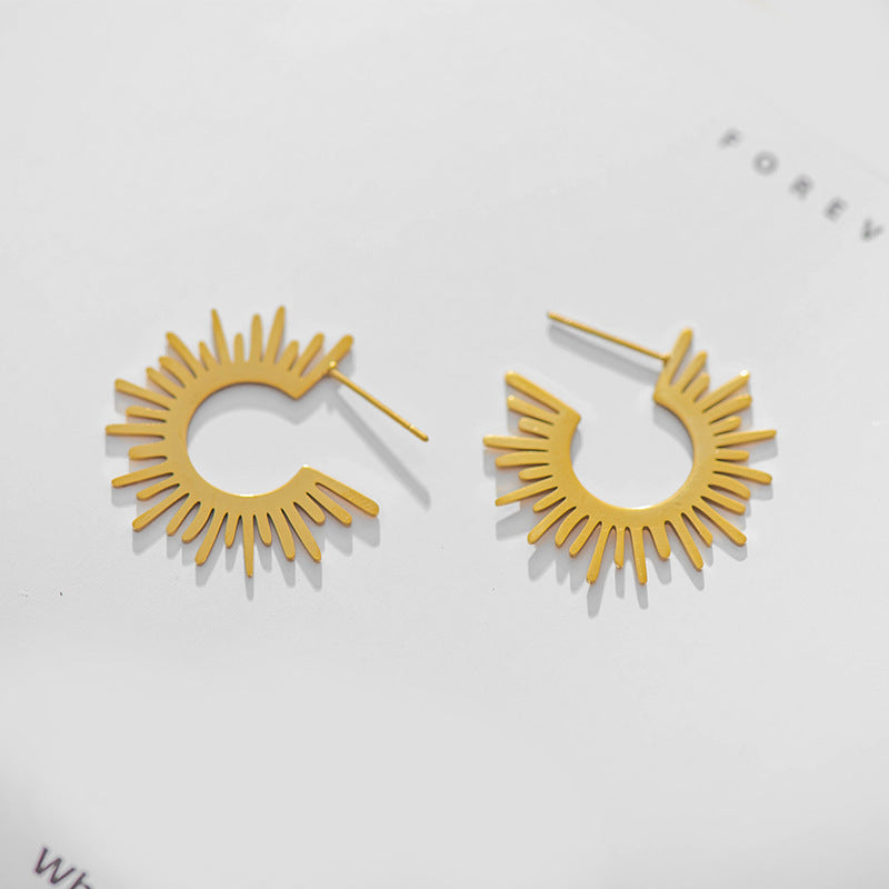 Stainless Steel Earrings European And American – Small Gift Ideas — 1
