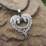 Double horse head necklace – Jewelry Gift Ideas — 5
