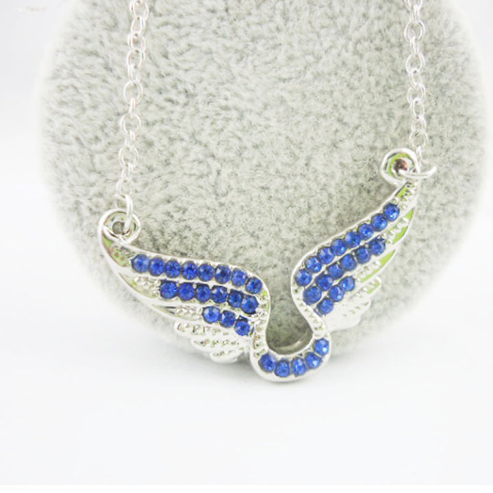 Eros Wings Full Diamond Multicolor Girls Pendant – Jewelry Gift Ideas — 1