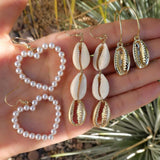 Alloy Shell Earring Contracted Shell Combination – Jewelry Gift Ideas — 1