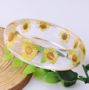 Pink cosmos flower bracelet – Jewelry Gift Ideas — 4