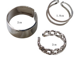 Female Personalized Wide Index Finger Ring Set – Jewelry Gift Ideas — 3