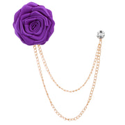 Fashion Handmade Rose Brooch Tassel Men Suit – Stylish Gifts — 9