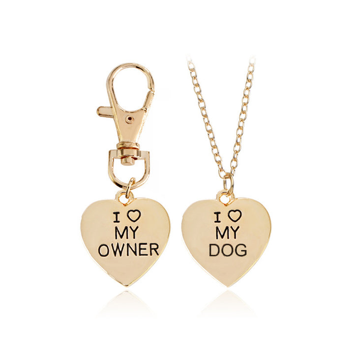 love My OwnerI love My Dog Pet Dog Bone Necklace – Jewelry Gift Ideas — 1