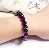 Bracelet En Pierre Naturelle Violet Pour Femme – Jewelry Gift Ideas — 6