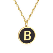 Golden English alphabet pendant – Jewelry Gift Ideas — 11