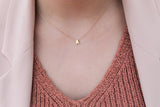Fashion Tiny Initial Necklace Gold Silver Color – Jewelry Gift Ideas — 8