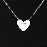 Sweet And Lovely Short Peach Heart Necklace – Jewelry Gift Ideas — 3