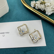 Super Diamond Earrings S925 Silver Needle Flower – Everyday Gifts — 6