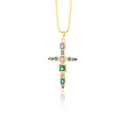 Zircon Cross Necklace For Men And Women – Jewelry Gift Ideas — 2