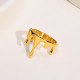 Titanium Steel Ring, Flowing Water Droplets Are – Practical Gifts — 2