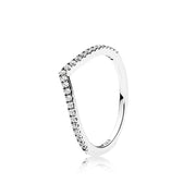 White Copper Plating Fashion Multilateral Ring – Stylish Gifts — 1