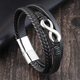 Leather Hand-woven Bracelet Authentic Leather – Jewelry Gift Ideas — 1