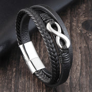 Leather Hand-woven Bracelet Authentic Leather – Jewelry Gift Ideas — 1