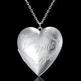 Peach Heart Photo Box Photo Pendant Necklace – Jewelry Gift Ideas — 2