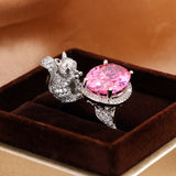 Gao Ding Design Colored Gems Women's Ring Santa Maria – Gifts for Her — 5