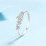 Women's 925 Sterling Silver Moissanite Ring – Gifts for Her — 1
