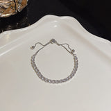 Versatile Zircon Flower Pearl Bracelet – Jewelry Gift Ideas — 3
