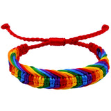 Six-color Rainbow Bracelet Braided Hand Rope – Jewelry Gift Ideas — 3