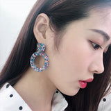 Resin Colored Sequins Acrylic Earrings – Practical Gifts — 5