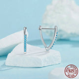 Fashion Turquoise V-type All-match Ear Clip – Stylish Gifts — 4