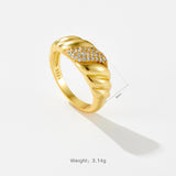 Versatile Design Geometric Irregular Spiral Ring – Gift Ideas — 5