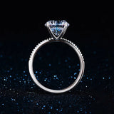 Six Prong 2.75 Carat Women's Diamond Ring Platinum – Gifts for Her — 5