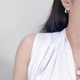 Exquisite Two Wearing Pearl Zircon Earrings – Birthday Gifts — 2
