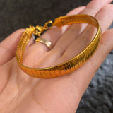 Women's Titanium Steel Simple Snake Bone Bracelet – Jewelry Gift Ideas — 4