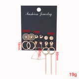 Love Frosted Geometric Tassel Earring Set – Jewelry Gift Ideas — 5