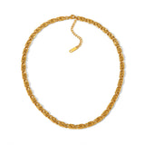Stainless Steel Necklace Gold-plated Premium – Jewelry Gift Ideas — 7