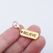Lobster Clasp Gold English Word Alloy Pendant – Jewelry Gift Ideas — 17