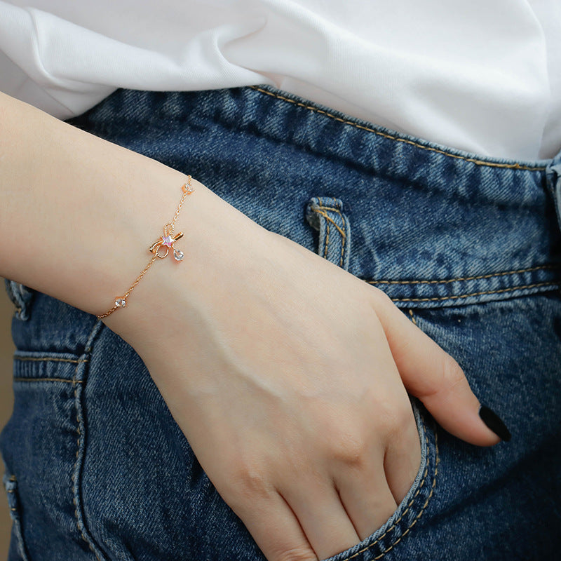 Beautiful Bowknot Zircon Bracelet – Jewelry Gift Ideas — 1