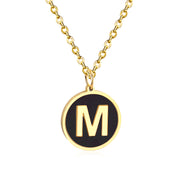 Golden English alphabet pendant – Jewelry Gift Ideas — 8