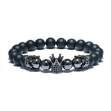 Crown volcanic stone bracelet – Jewelry Gift Ideas — 1