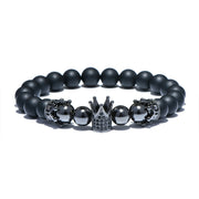 Crown volcanic stone bracelet – Jewelry Gift Ideas — 1