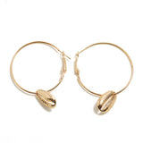 Simple Shell Earrings Geometric Circle – Special Occasion Gifts — 4