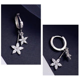Zircon Flower Circle Earrings – Special Occasion Gifts — 3