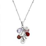 Water Drop Birthstone Gemstone Necklace Three – Jewelry Gift Ideas — 4