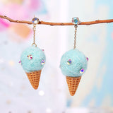 Long Cute Animal Plush Long Chain Earrings – Stylish Gifts — 10