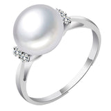 Natural freshwater pearl ring personality opening – Unique Gift Ideas — 5