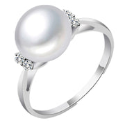 Natural freshwater pearl ring personality opening – Unique Gift Ideas — 5