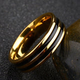 Fashion Vintage 18K Gold Double Row Drip Ring – Stylish Gifts — 5