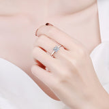 Mozambique Diamond Accented Princess Cut Ring – Thoughtful Gifts — 5