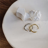 Wave two-tone ring – Surprise Gifts — 9