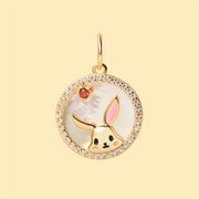 S925 Sterling Silver White Shell Zodiac Rabbit – Jewelry Gift Ideas — 5